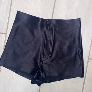 Black American Apparel Disco Shorts